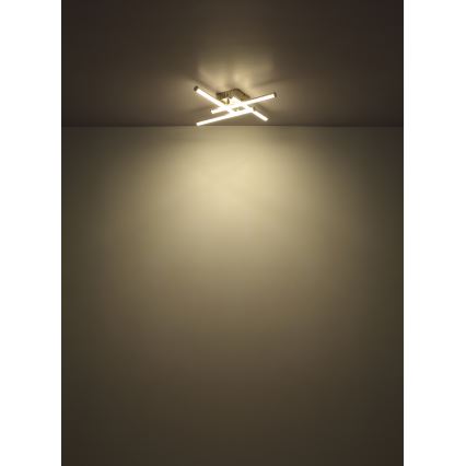 Globo - LED plafondlamp LED/24W/230V 4000K mat chroom
