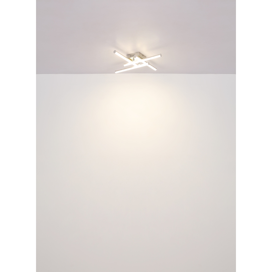 Globo - LED plafondlamp LED/24W/230V 4000K mat chroom