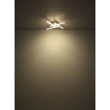 Globo - LED plafondlamp LED/6W/230V 4000K mat chroom