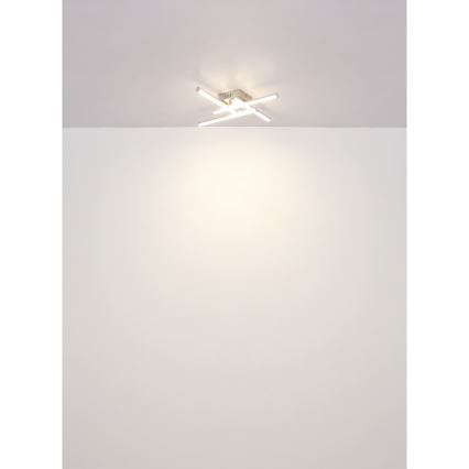 Globo - LED plafondlamp LED/6W/230V 4000K mat chroom