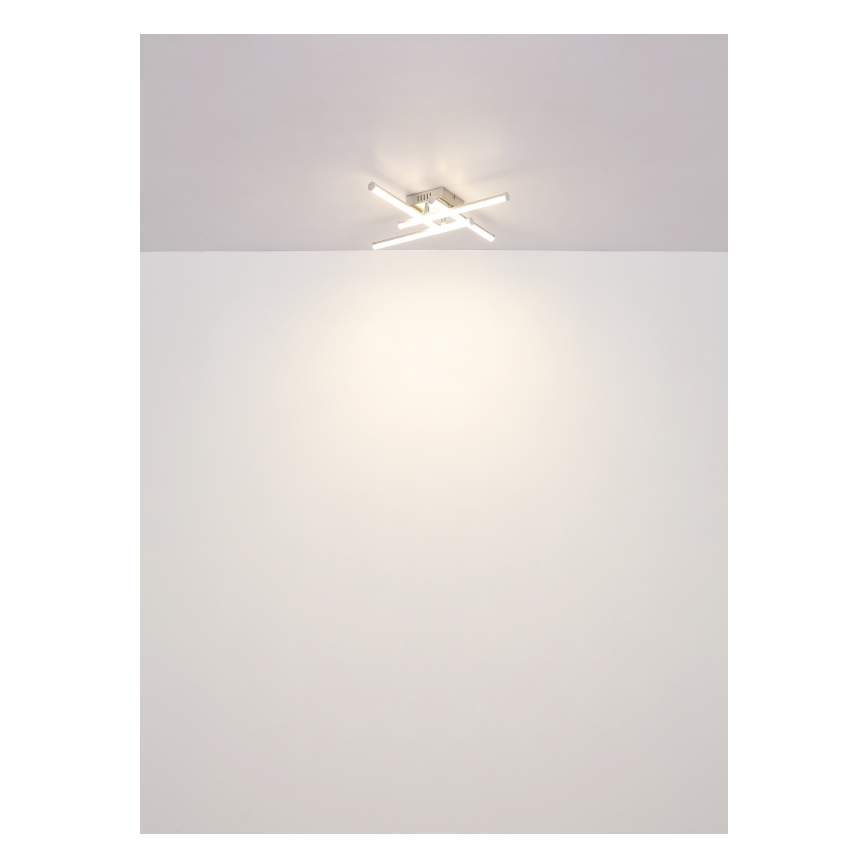 Globo - LED plafondlamp LED/6W/230V 4000K mat chroom