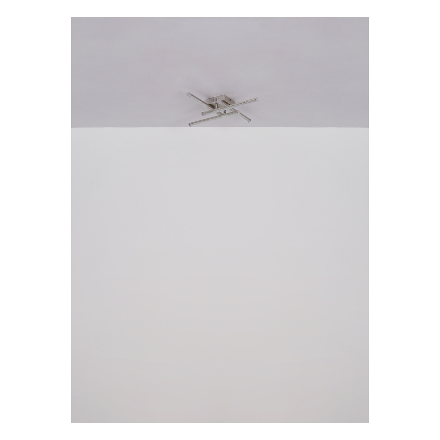 Globo - LED plafondlamp LED/6W/230V 4000K mat chroom