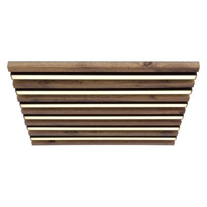Globo - LED plafondlamp LED/30W/230V 3000K 45x45 cm hout
