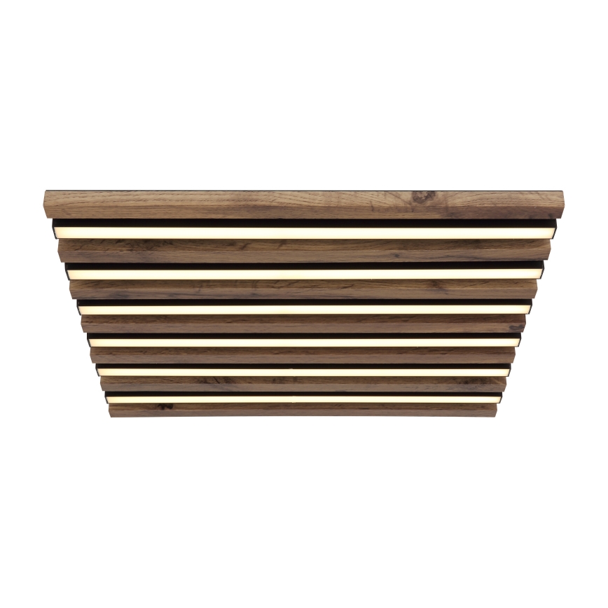 Globo - LED plafondlamp LED/30W/230V 3000K 45x45 cm hout