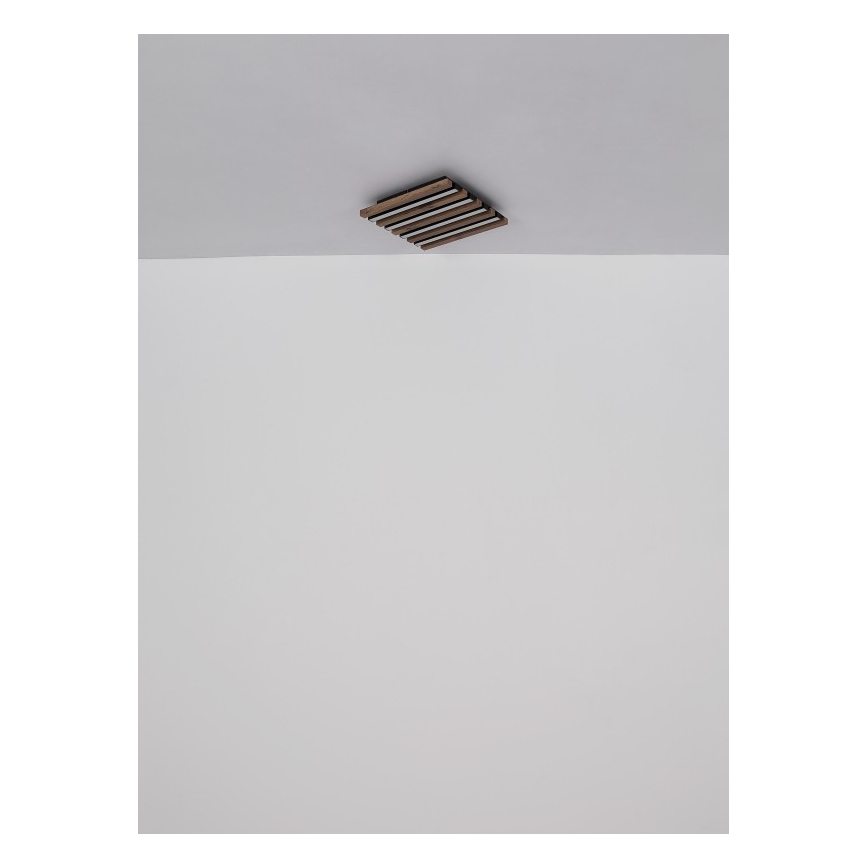 Globo - LED plafondlamp LED/30W/230V 3000K 45x45 cm hout