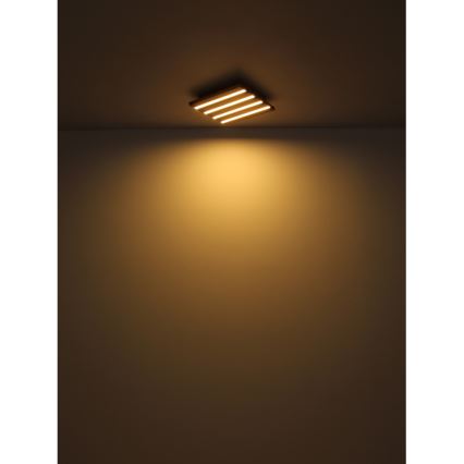 Globo - LED plafondlamp LED/30W/230V 3000K 80x20 cm hout