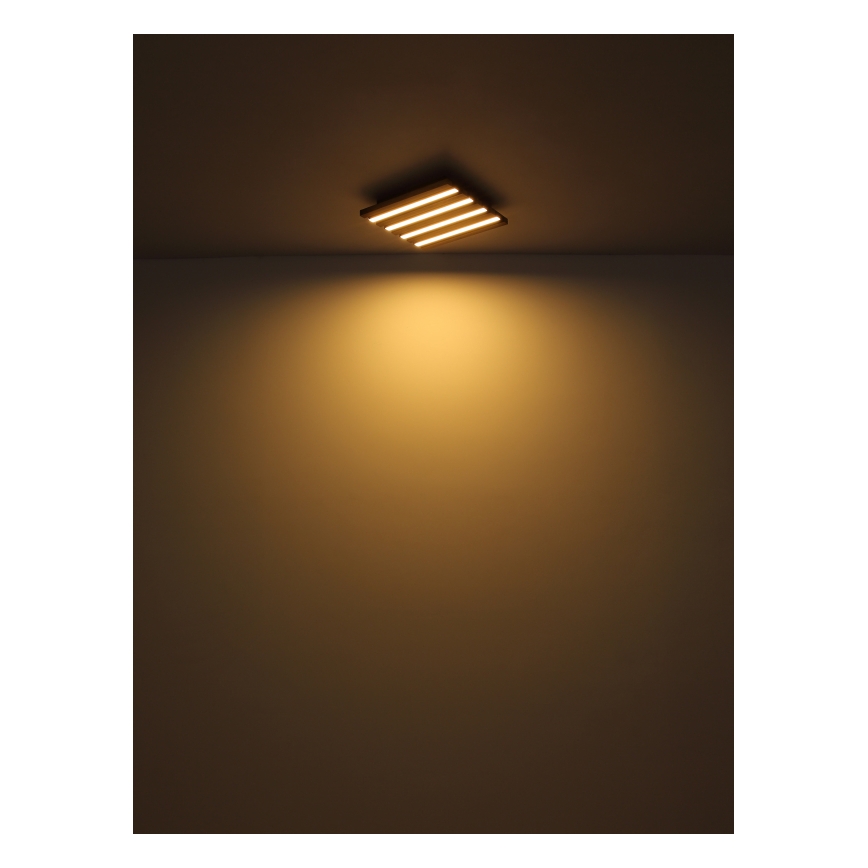 Globo - LED plafondlamp LED/30W/230V 3000K 80x20 cm hout