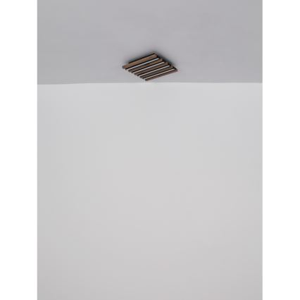 Globo - LED plafondlamp LED/30W/230V 3000K 80x20 cm hout