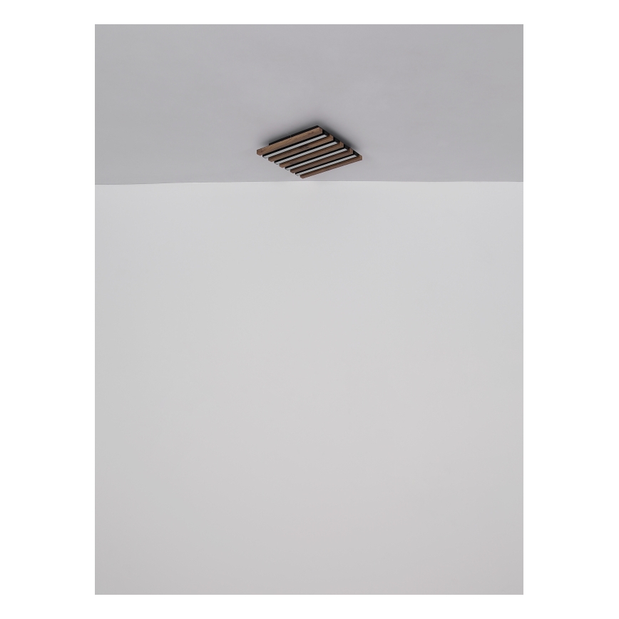 Globo - LED plafondlamp LED/30W/230V 3000K 80x20 cm hout