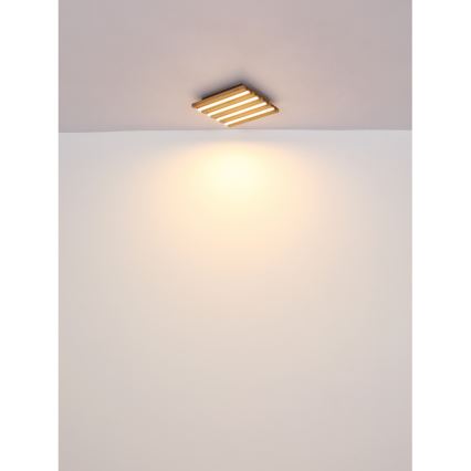 Globo - LED plafondlamp LED/30W/230V 3000K 80x20 cm hout