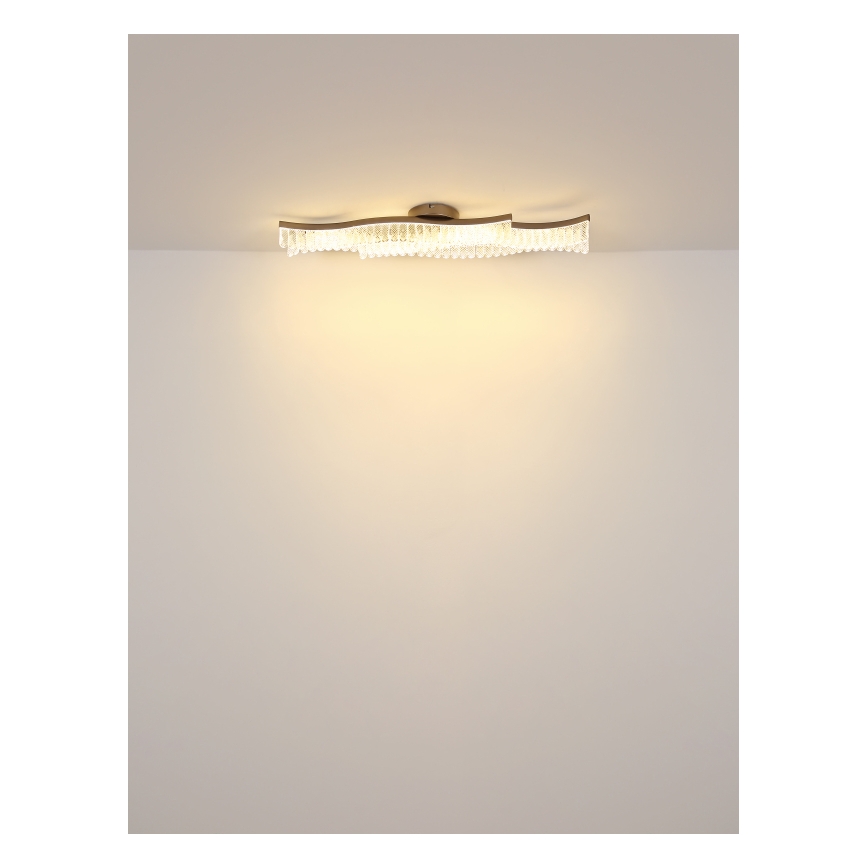 Globo - LED plafondlamp LED/35W/230V 3200K 18x108 cm mat chroom