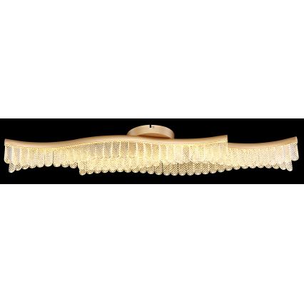 Globo - LED plafondlamp LED/35W/230V 3200K 18x108 cm goud