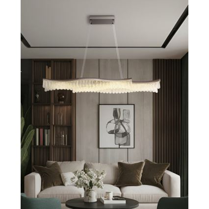 Globo - LED Hanglamp aan een koord LED/35W/230V 3200K mat chroom