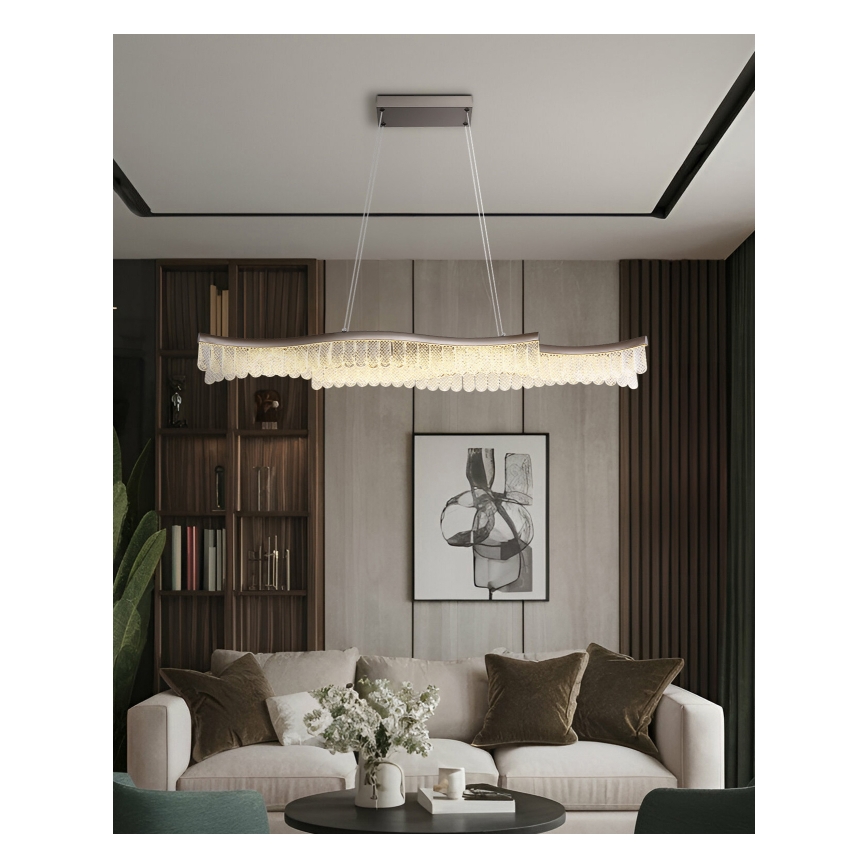 Globo - LED Hanglamp aan een koord LED/35W/230V 3200K mat chroom