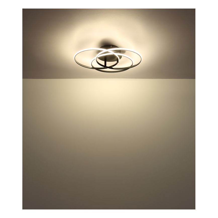 Globo - LED plafondlamp LED/40W/230V 4000K diameter 45,6 cm zwart