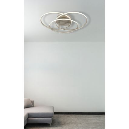 Globo - LED plafondlamp LED/40W/230V 4000K diameter 45,6 cm mat chroom