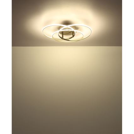 Globo - LED plafondlamp LED/40W/230V 4000K diameter 45,6 cm mat chroom