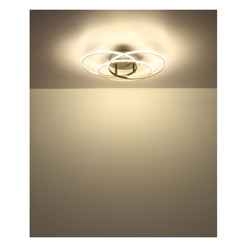 Globo - LED plafondlamp LED/40W/230V 4000K diameter 45,6 cm mat chroom