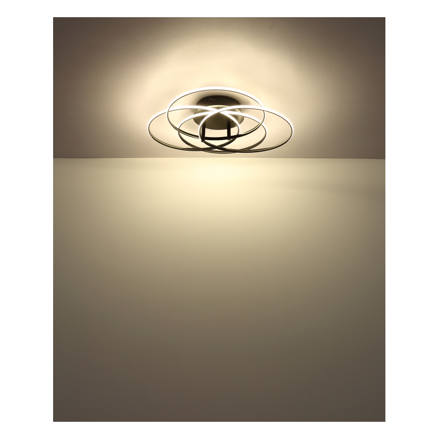 Globo - LED plafondlamp LED/55W/230V 4000K diameter 51,5 cm zwart