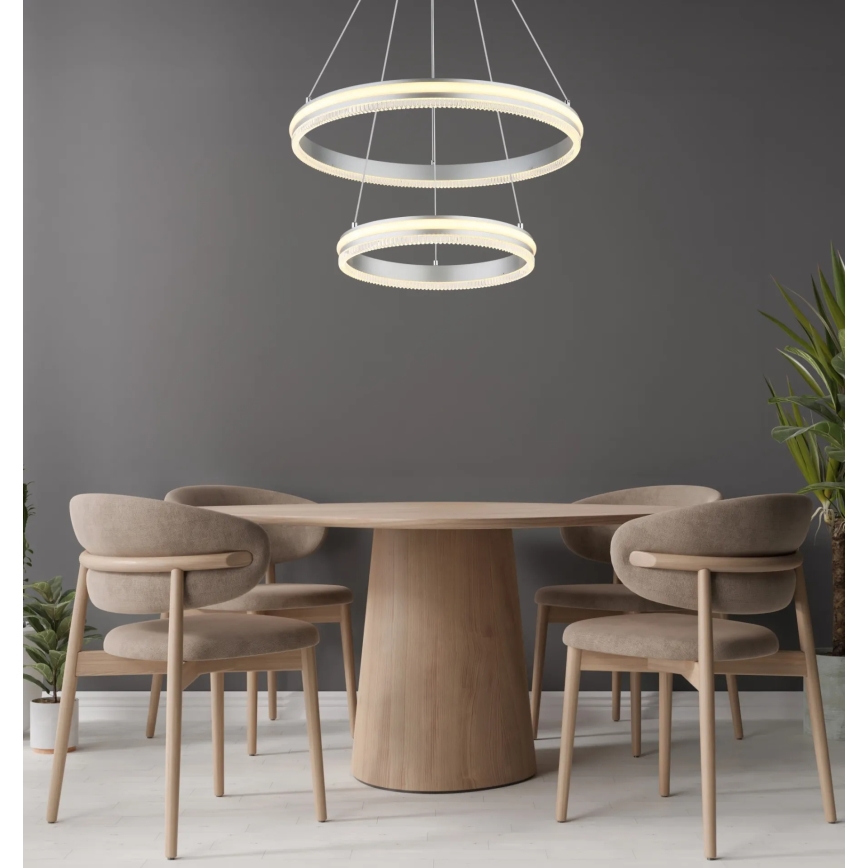 Globo - LED dimbare hanglamp aan kabel LED/60W/230V 2700-6000K + afstandsbediening