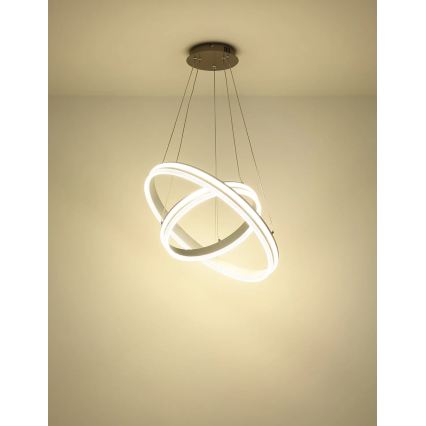 Globo - LED dimbare hanglamp aan kabel LED/60W/230V 2700-6000K + afstandsbediening