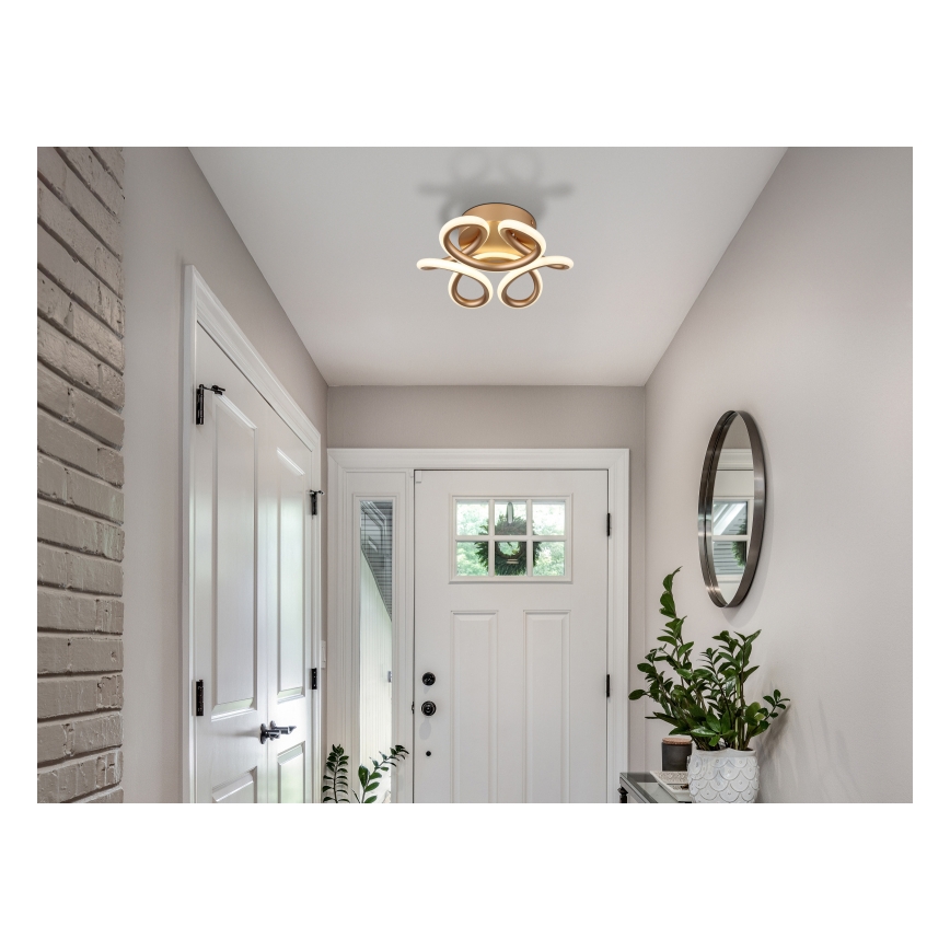 Globo - LED plafondlamp LED/24W/230V 2700/4000/6000K diameter 26 cm goud