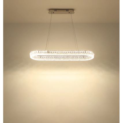Globo - LED-dimbare hanglamp aan kabel LED/40W/230V 2700-6000K helder + inclusief afstandsbediening
