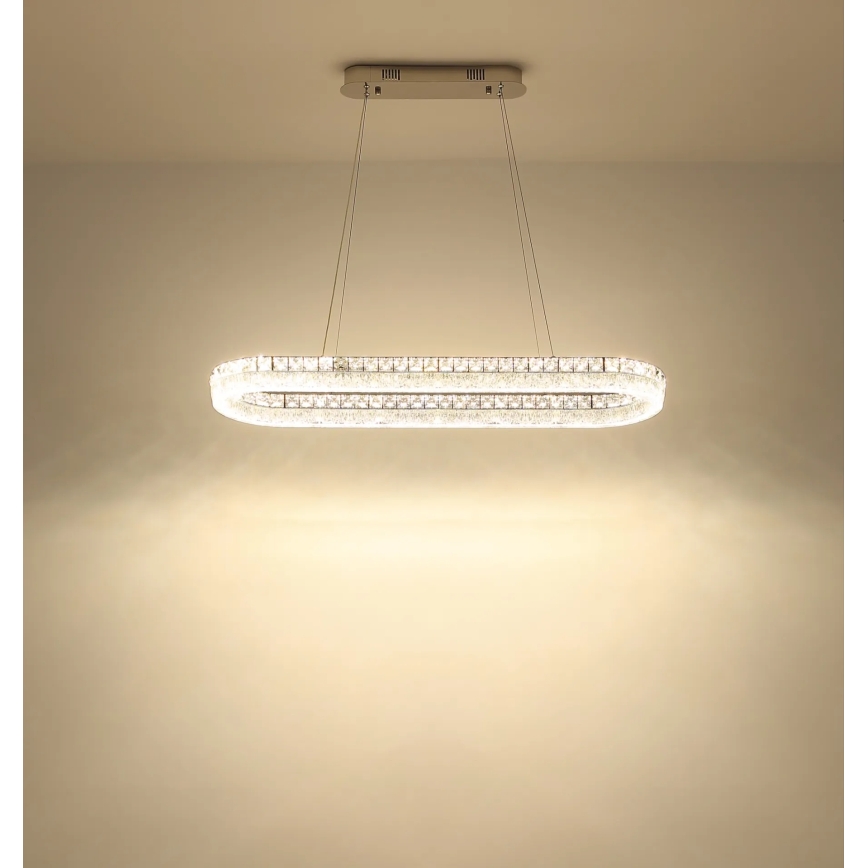 Globo - LED-dimbare hanglamp aan kabel LED/40W/230V 2700-6000K helder + inclusief afstandsbediening