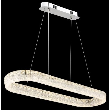 Globo - LED-dimbare hanglamp aan kabel LED/40W/230V 2700-6000K helder + inclusief afstandsbediening