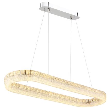 Globo - LED-dimbare hanglamp aan kabel LED/40W/230V 2700-6000K helder + inclusief afstandsbediening