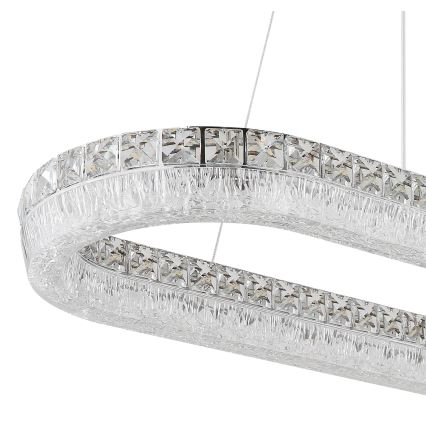 Globo - LED-dimbare hanglamp aan kabel LED/40W/230V 2700-6000K helder + inclusief afstandsbediening