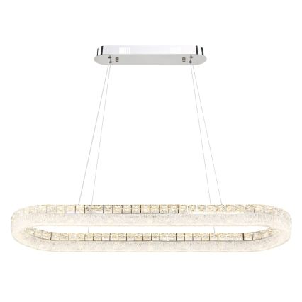 Globo - LED-dimbare hanglamp aan kabel LED/40W/230V 2700-6000K helder + inclusief afstandsbediening
