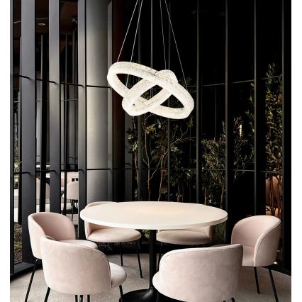 Globo - LED dimbare hanglamp aan kabel LED/60W/230V 2700-6000K helder + afstandsbediening