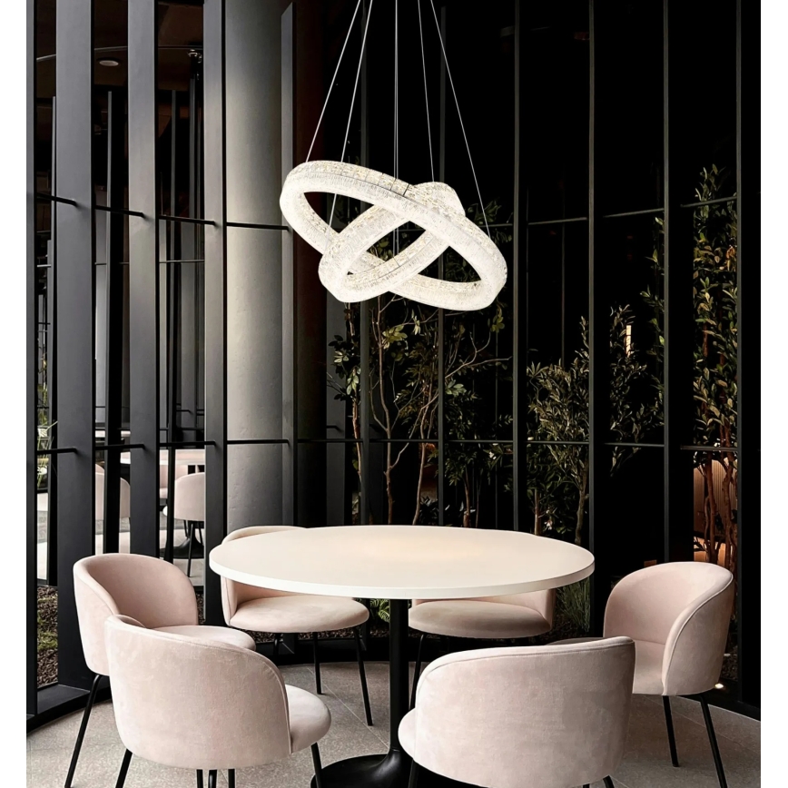 Globo - LED dimbare hanglamp aan kabel LED/60W/230V 2700-6000K helder + afstandsbediening