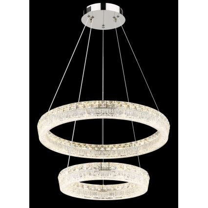 Globo - LED dimbare hanglamp aan kabel LED/60W/230V 2700-6000K helder + afstandsbediening