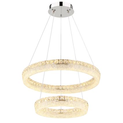 Globo - LED dimbare hanglamp aan kabel LED/60W/230V 2700-6000K helder + afstandsbediening