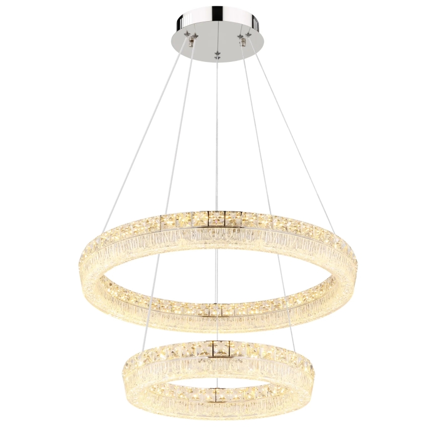 Globo - LED dimbare hanglamp aan kabel LED/60W/230V 2700-6000K helder + afstandsbediening
