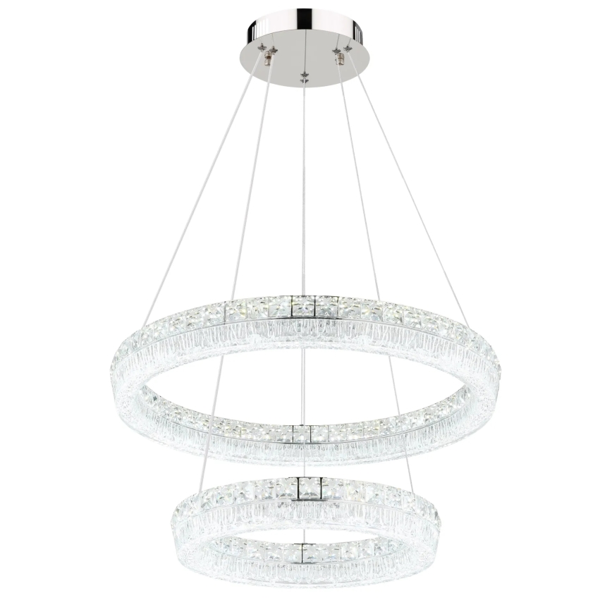 Globo - LED dimbare hanglamp aan kabel LED/60W/230V 2700-6000K helder + afstandsbediening