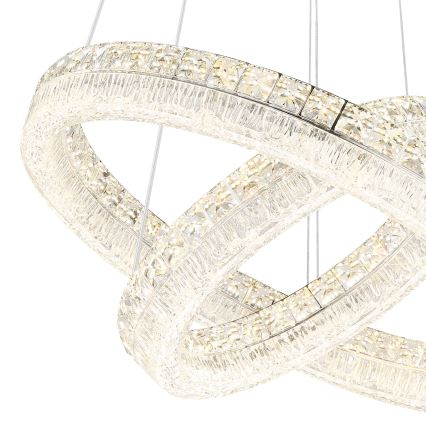 Globo - LED dimbare hanglamp aan kabel LED/60W/230V 2700-6000K helder + afstandsbediening