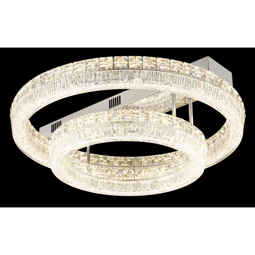 Globo - Dimbare LED-plafondlamp LED/60W/230V 2700-6000K transparant + afstandsbediening