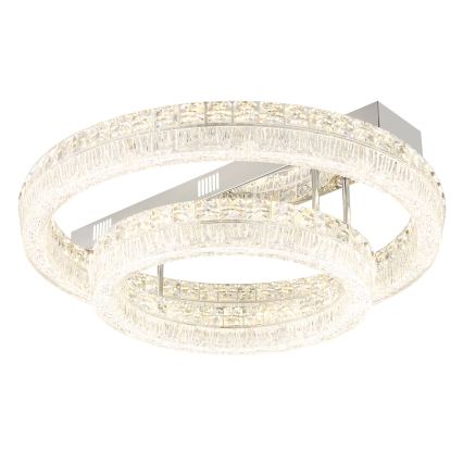 Globo - Dimbare LED-plafondlamp LED/60W/230V 2700-6000K transparant + afstandsbediening