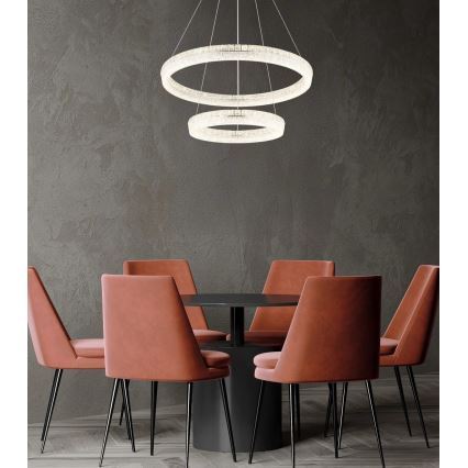 Globo - Dimbare LED-hanglamp aan kabel LED/72W/230V 2700-6000K helder + afstandsbediening