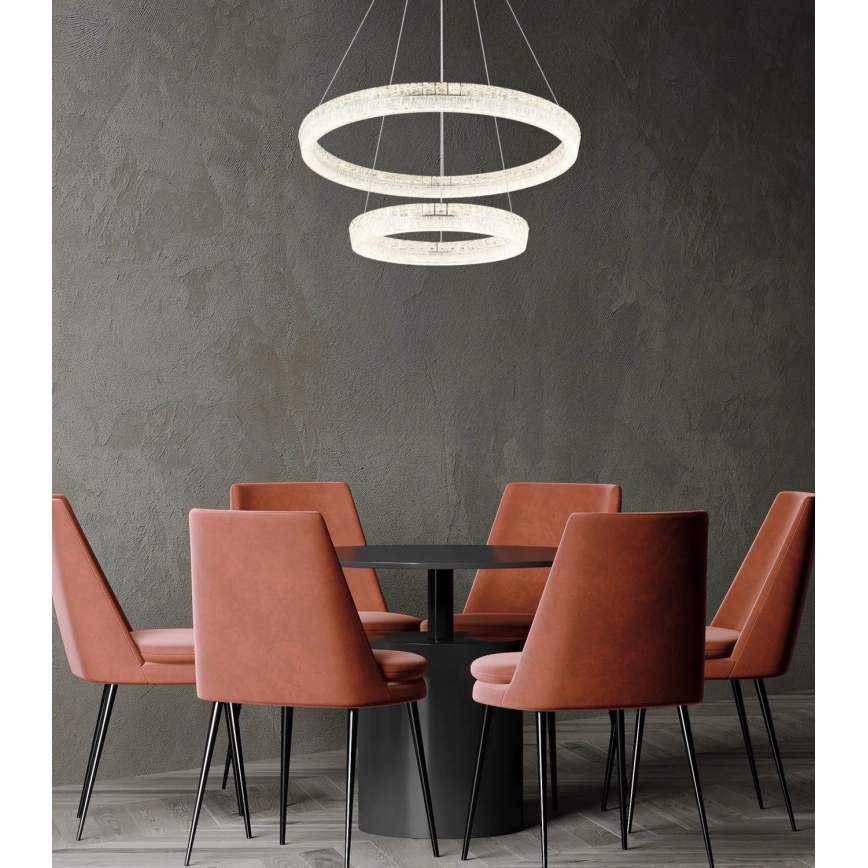 Globo - Dimbare LED-hanglamp aan kabel LED/72W/230V 2700-6000K helder + afstandsbediening