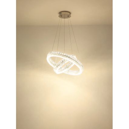 Globo - Dimbare LED-hanglamp aan kabel LED/72W/230V 2700-6000K helder + afstandsbediening