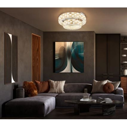 Globo - LED dimbare plafondlamp LED/55W/230V 2700-6000K Ø 61 cm + afstandsbediening
