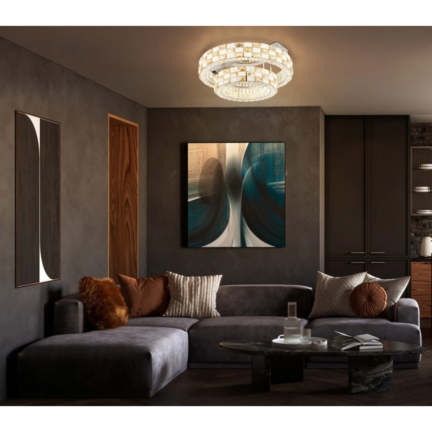 Globo - LED dimbare plafondlamp LED/55W/230V 2700-6000K Ø 61 cm + afstandsbediening
