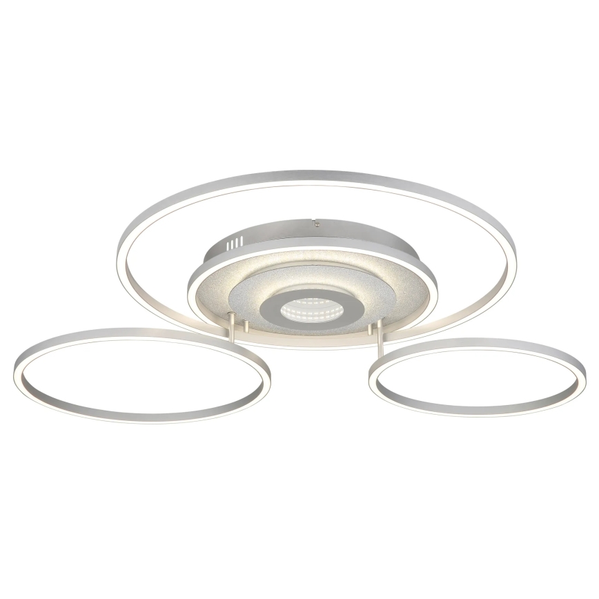 Globo - dimbare LED-plafondlamp LED/60W/230V 2700-6500K 80,8x99,2 cm zilver + afstandsbediening