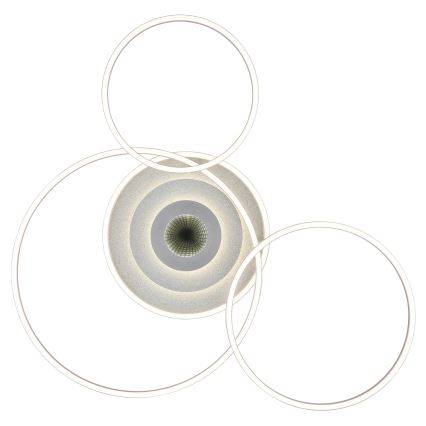 Globo - dimbare LED-plafondlamp LED/60W/230V 2700-6500K 80,8x99,2 cm zilver + afstandsbediening