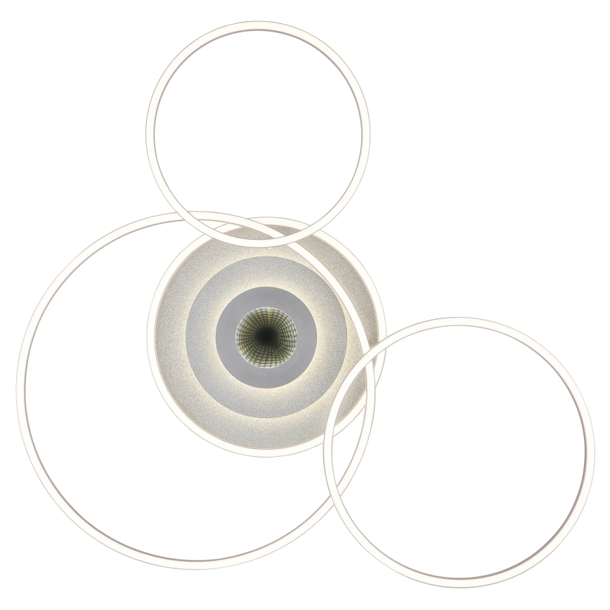 Globo - dimbare LED-plafondlamp LED/60W/230V 2700-6500K 80,8x99,2 cm zilver + afstandsbediening