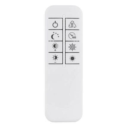 Globo - dimbare LED-plafondlamp LED/60W/230V 2700-6500K 80,8x99,2 cm zilver + afstandsbediening